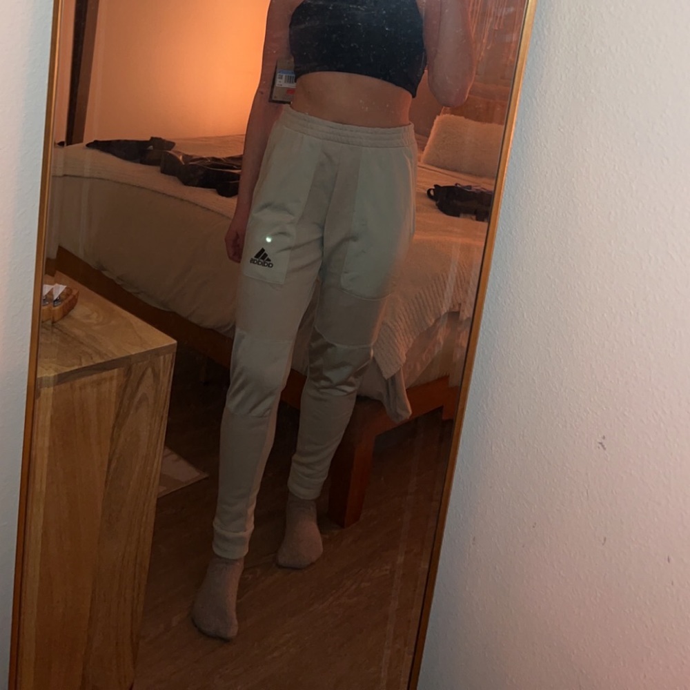 Sage green Adidas Joggers